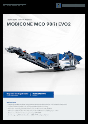 Impianti di riciclaggio calcinacci Kleemann MCO 90 EVO2