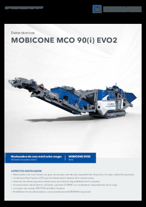 Impianti di riciclaggio calcinacci Kleemann MCO 90 EVO2