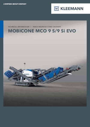 Impianti di riciclaggio calcinacci Kleemann MCO 9 Si EVO