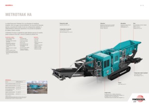 Impianti di riciclaggio calcinacci Powerscreen METROTRAK HA