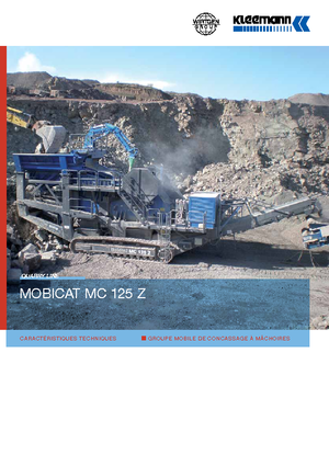 Impianti di riciclaggio calcinacci Kleemann MC 125 Z