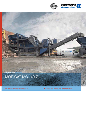 Impianti di riciclaggio calcinacci Kleemann MC 140 Z