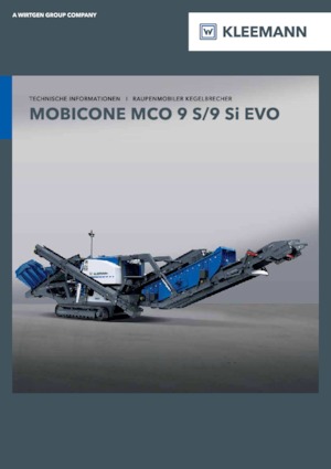 Impianti di riciclaggio calcinacci Kleemann MCO 9 S