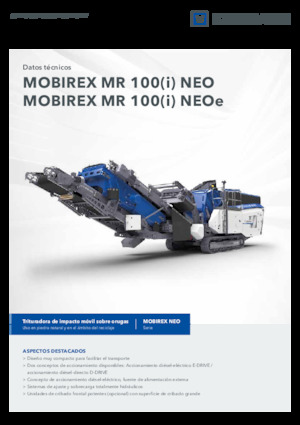 Impianti di riciclaggio calcinacci Kleemann MR 100i NEO