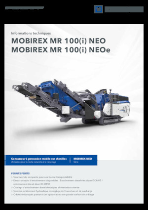 Impianti di riciclaggio calcinacci Kleemann MR 100i NEO