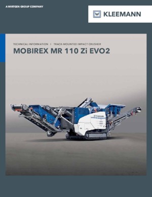 Impianti di riciclaggio calcinacci Kleemann MR 110 Zi EVO2