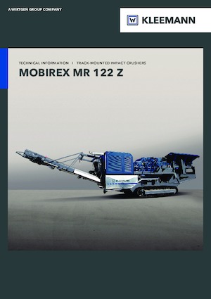 Impianti di riciclaggio calcinacci Kleemann MR 122 Zi