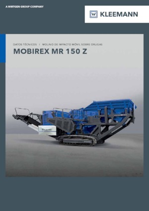 Impianti di riciclaggio calcinacci Kleemann MR 150 Z