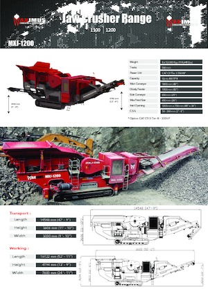 Impianti di riciclaggio calcinacci Rubble Master MXJ-1200
