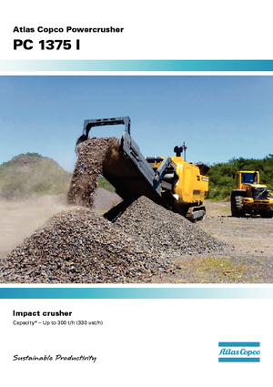 Impianti di riciclaggio calcinacci Atlas Copco PC 1375I