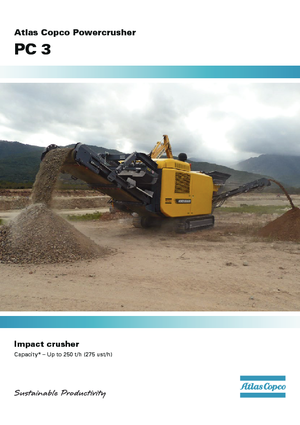 Impianti di riciclaggio calcinacci Atlas Copco PC 3