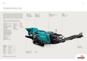 Impianti di riciclaggio calcinacci Powerscreen Premiertrak 330