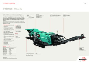 Impianti di riciclaggio calcinacci Powerscreen Premiertrak 330