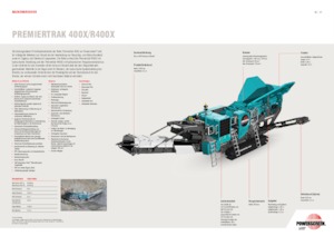 Impianti di riciclaggio calcinacci Powerscreen PREMIERTRAK 400X