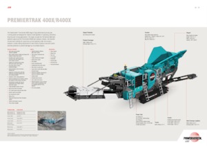 Impianti di riciclaggio calcinacci Powerscreen PREMIERTRAK 400X