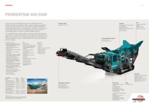 Impianti di riciclaggio calcinacci Powerscreen PREMIERTRAK 600E