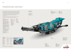 Impianti di riciclaggio calcinacci Powerscreen PREMIERTRAK R300