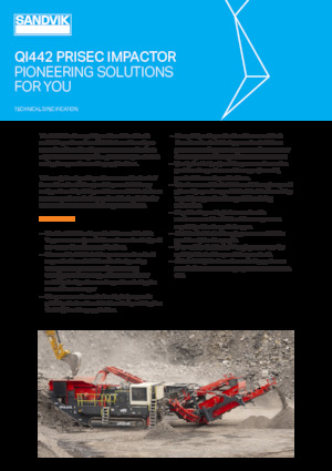 Impianti di riciclaggio calcinacci Sandvik QI442