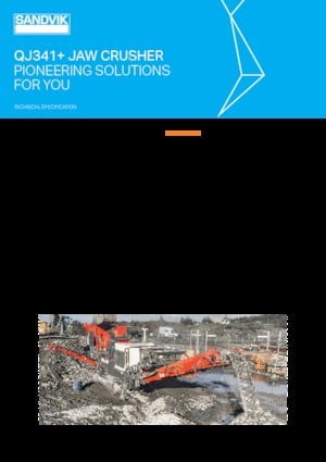 Impianti di riciclaggio calcinacci Sandvik QJ341+