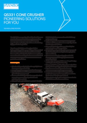 Impianti di riciclaggio calcinacci Sandvik QS331 HS