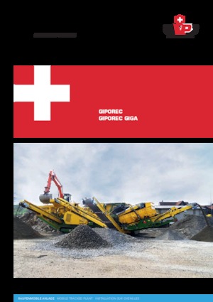 Impianti di riciclaggio calcinacci Gipo R 131 FDR