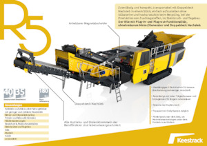 Impianti di riciclaggio calcinacci Keestrack R5e