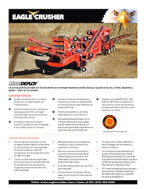 Impianti di riciclaggio calcinacci Eagle Crusher Rapid-Deploy 