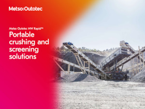 Impianti di riciclaggio calcinacci Metso Rapid NW120