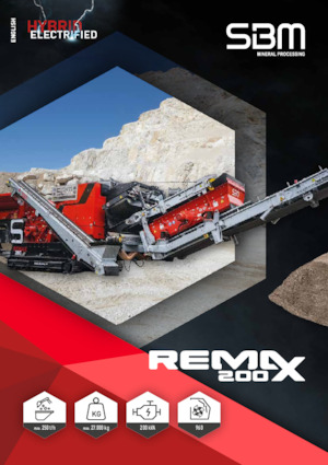 Impianti di riciclaggio calcinacci SBM REMAX 200