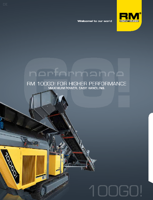 Impianti di riciclaggio calcinacci Rubble Master RM 100GO!