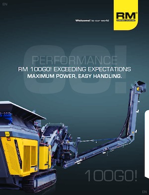 Impianti di riciclaggio calcinacci Rubble Master RM 100GO!