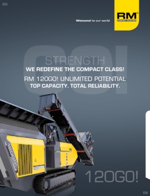 Impianti di riciclaggio calcinacci Rubble Master RM 120GO!