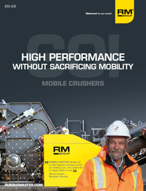 Impianti di riciclaggio calcinacci Rubble Master RM 120X