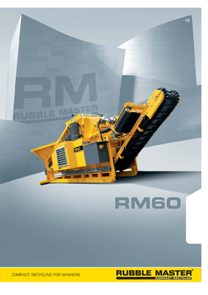 Impianti di riciclaggio calcinacci Rubble Master RM 60