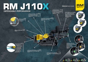 Impianti di riciclaggio calcinacci Rubble Master RM J110X