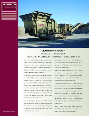 Impianti di riciclaggio calcinacci Telsmith TI6060