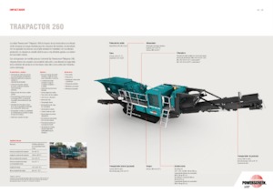 Impianti di riciclaggio calcinacci Powerscreen Trakpactor 260
