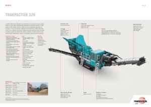 Impianti di riciclaggio calcinacci Powerscreen Trakpactor 320
