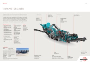 Impianti di riciclaggio calcinacci Powerscreen Trakpactor 320SR