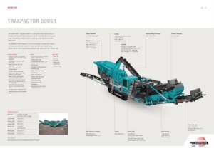 Impianti di riciclaggio calcinacci Powerscreen Trakpactor 500SR