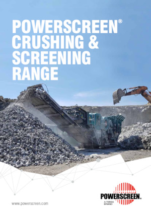 Impianti di riciclaggio calcinacci Powerscreen Trakpactor 550SR