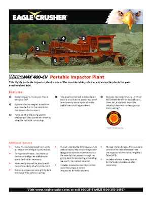 Impianti di riciclaggio calcinacci Eagle Crusher UM-04