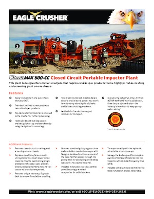 Impianti di riciclaggio calcinacci Eagle Crusher UM-05