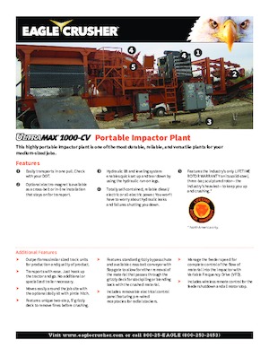 Impianti di riciclaggio calcinacci Eagle Crusher UM-15