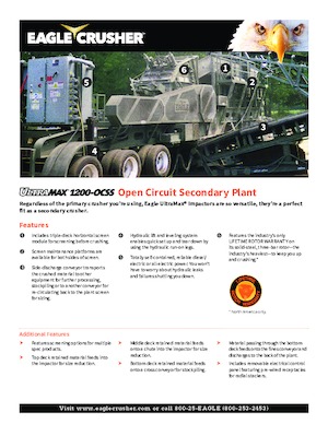 Impianti di riciclaggio calcinacci Eagle Crusher UM-25