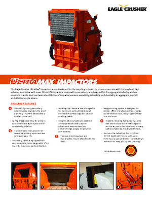 Impianti di riciclaggio calcinacci Eagle Crusher UM-69X