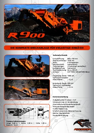 Impianti di riciclaggio calcinacci Rockster R800