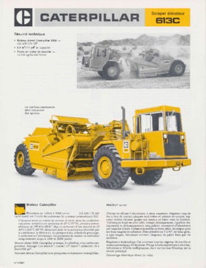 Motorscraper Caterpillar 613C