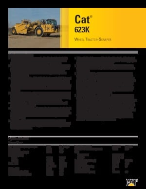 Motorscraper Caterpillar 623K