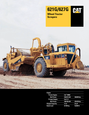 Motorscraper Caterpillar 621G Auger